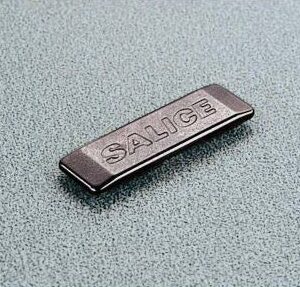 SALICE - PLACA METALICA CUBRETORNILLOS PARA BISAGRAS TITANIO