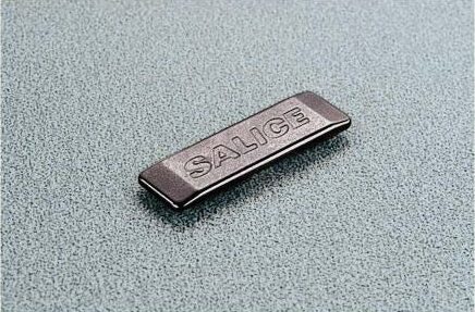 SALICE - PLACA METALICA CUBRETORNILLOS PARA BISAGRAS TITANIO
