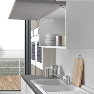 KIT - SISTEMA DE ELEVACION COMPACTO WIND - CIERRE SUAVE - BLANCO